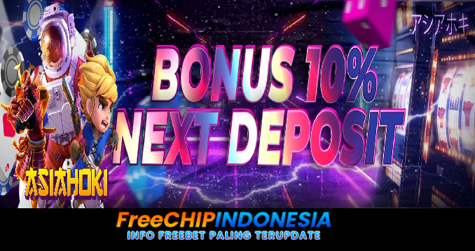 Asiahoki Freechip Indonesia Rp 10.000 Tanpa Deposit