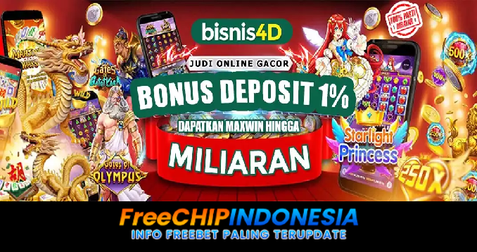 BISNIS4D Freechip Indonesia Rp 10.000 Tanpa Deposit