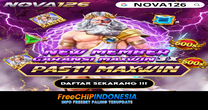 Nova126 Freechip Indonesia Rp 10.000 Tanpa Deposit