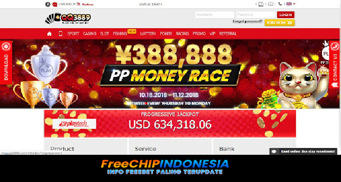 Qq3889 Freechip Indonesia Rp 10.000 Tanpa Deposit