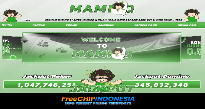 Mamiqq Freechip Indonesia Rp 10.000 Tanpa Deposit