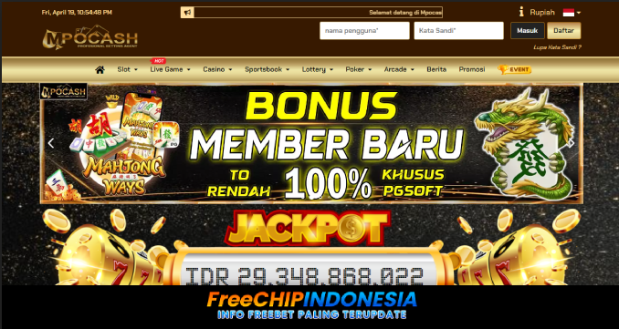 MPOCASH Freechip Indonesia Rp 10.000 Tanpa Deposit