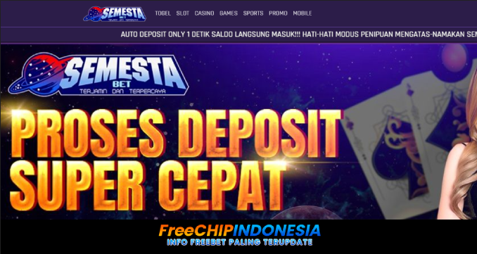 SEMESTABET Freechip Indonesia Rp 10.000 Tanpa Deposit