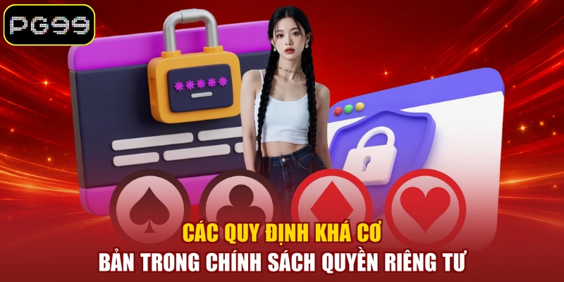 Các quy định khá cơ bản trong chính sách quyền riêng tư